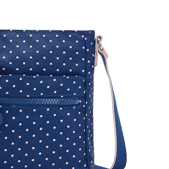 Kipling New Angie Printed Çapraz Askılı Çanta Mavi | TR 2015AH